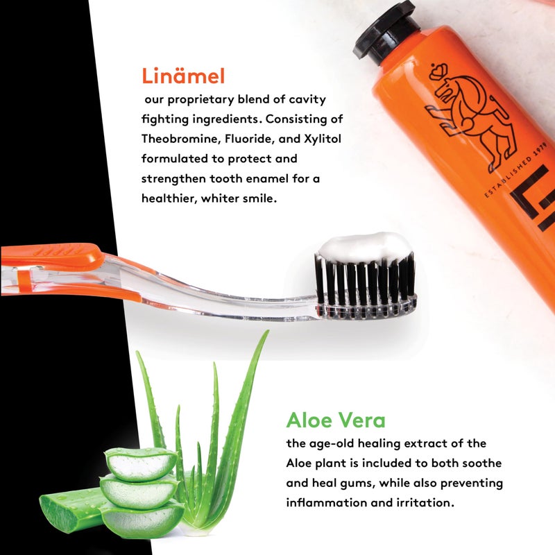 LINHART Whitening Toothpaste â€“ Teeth Whitening, Enamel Strengthening Toothpaste with Mint Flavor (2 Pack) - Image 3
